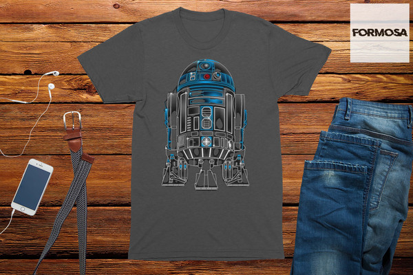 Neon Space Droid T-Shirt graphic tee geek t-shirt funny shirt for men - 2.jpg