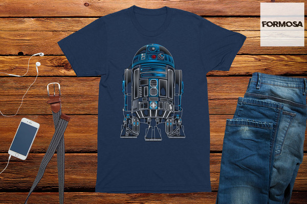 Neon Space Droid T-Shirt graphic tee geek t-shirt funny shirt for men - 3.jpg