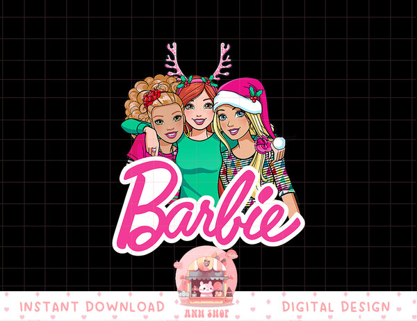 Barbie - Christmas - Best Friends png, sublimation copy.jpg
