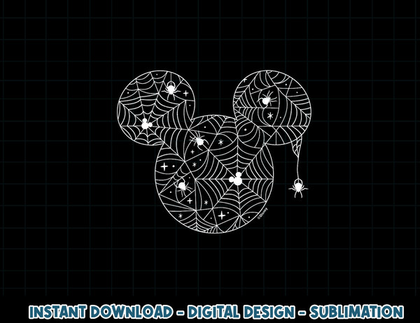 Halloween Mickey Spider Web Ears png, sublimation copy.jpg