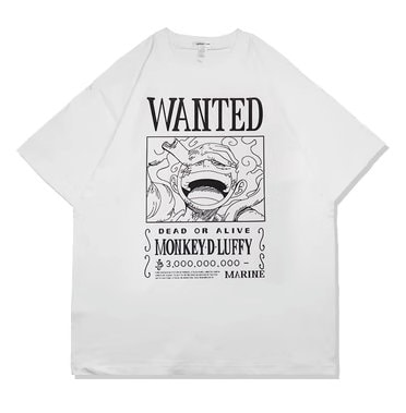 Luffy Wanted Poster Printed T-Shirt  King of The Pirates T-Shirt  Pirate Anime T-Shirt  Luffy Gear 5 T-Shirt  Sun God Nika T-Shirt - 3.jpg