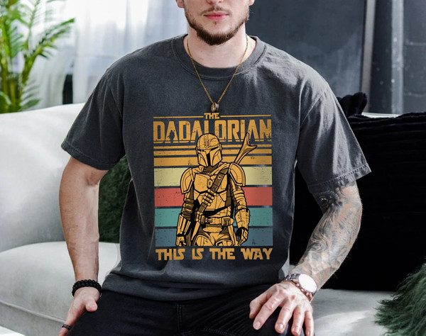 Dadalorian And Son Shirt, Star Wars Dad, First Fathers Day, Dad and Baby Matching Shirts, Matching Shirt Father and Son, New Dad Gifts - 6.jpg