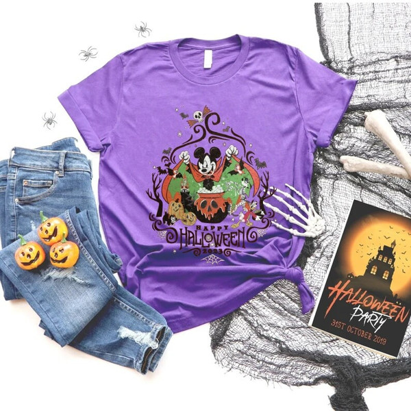 Mickey Ghost Spooky Season Comfort Colors® Shirt, Mickey Boo Halloween Shirt, Pumpkin Mickey, Disney Spooky Shirt, Disney Halloween Shirt - 6.jpg