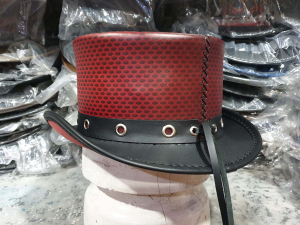 Voodoo Hatter Flash Leather Top Hat (8).jpg