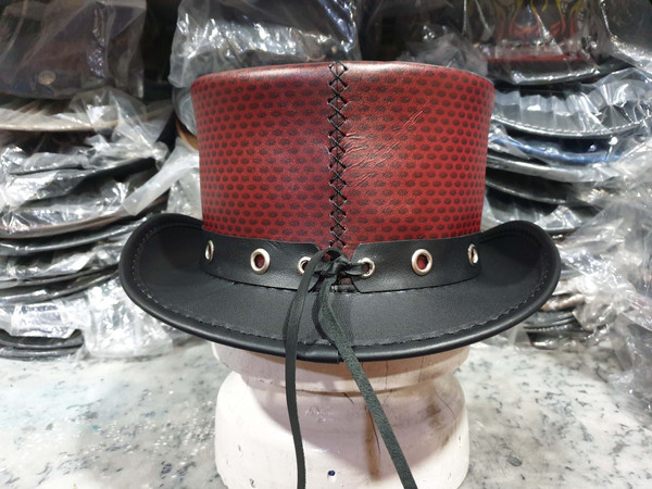 Voodoo Hatter Flash Leather Top Hat (9).jpg