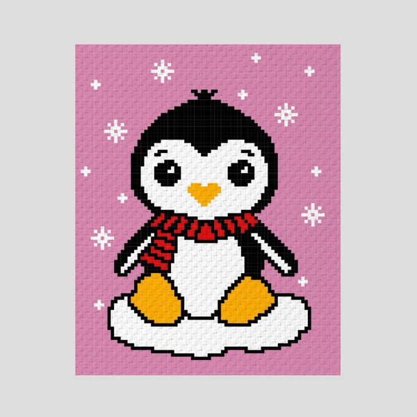 crochet-C2C-cute-penquin-graphgan-blanket-5.jpg