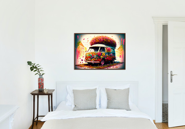 car wall art, colorful wall art, printable wall art,digital art prints,digital download,3d wall art, trendy wall art, horizontal wall art, 3.png
