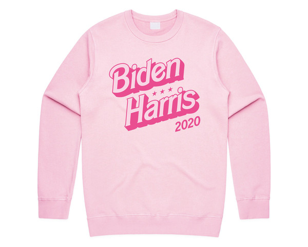 Biden Harris Pink 2020 Jumper Sweater Sweatshirt US Election Campaign Joe For President Kamala Funny - 1.jpg