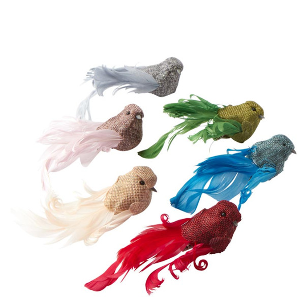 Assorted Burlap and Feather Birds3.PNG
