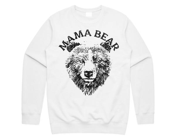 Mama Bear Illustration Jumper Sweater Sweatshirt Cute Shirt Mom Mum Mother Women's Gift - 4.jpg