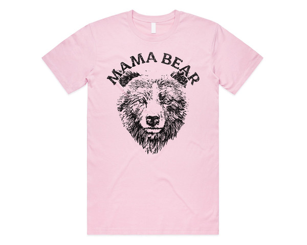 Mama Bear Illustration T-shirt Tee Top Cute Shirt Mom Mum Mother Women's Gift - 2.jpg
