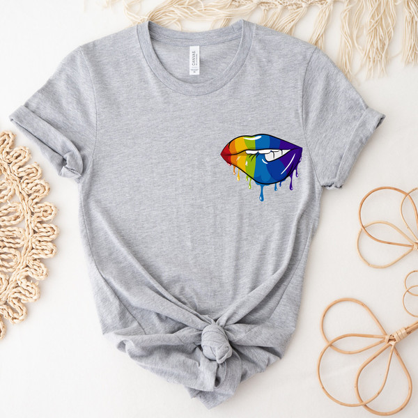 Pride Lips, Pride LGBT Shirt, Pride Shirt, Gay Pride T-Shirt, Gay Rainbow Shirt, LGBT Shirt, Lesbian Shirt, Can't Think Straight Shirts - 2.jpg