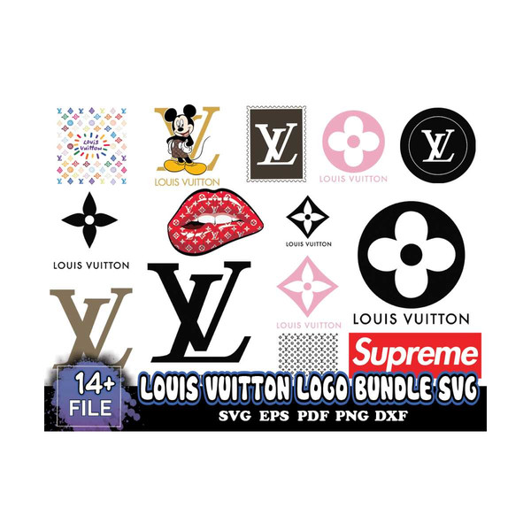 LV Logo Bundle Svg, LV Logo Svg, Logo Bundle Svg, Louis Vuit - Inspire  Uplift