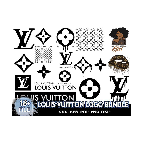 Louis Vuitton Letter Style SVG