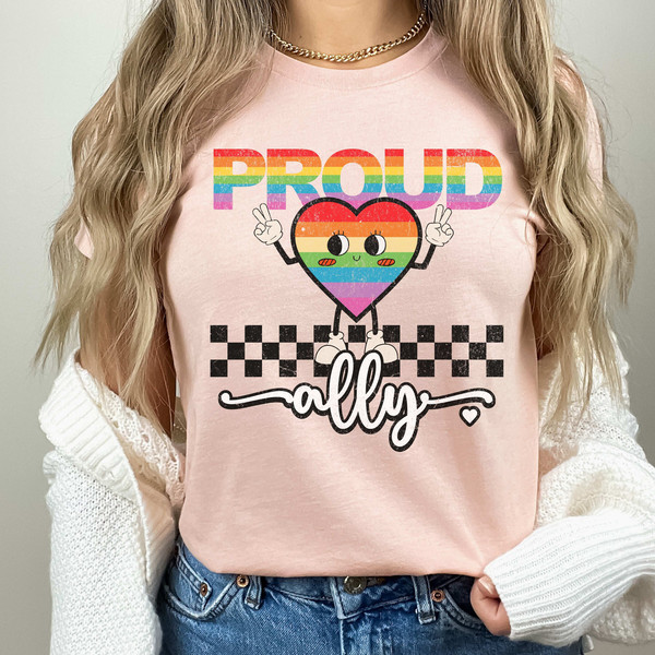 Gay pride shirt, Pride Rainbow Shirt, LGBT Shirt, Lesbian pride Shirt,Gay Pride Shirt,Ally Gift,70s pride, ally shirt,LGBTQIA+ Ally, Gay Mom - 1.jpg