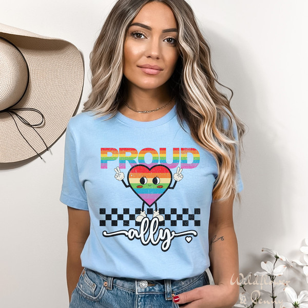 Gay pride shirt, Pride Rainbow Shirt, LGBT Shirt, Lesbian pride Shirt,Gay Pride Shirt,Ally Gift,70s pride, ally shirt,LGBTQIA+ Ally, Gay Mom - 3.jpg