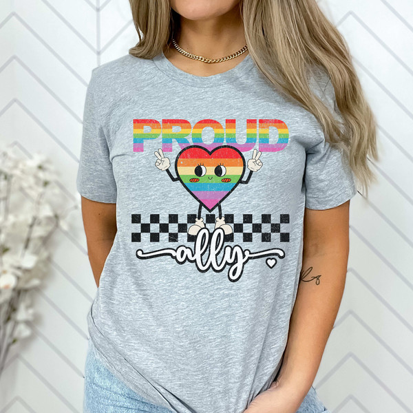 Gay pride shirt, Pride Rainbow Shirt, LGBT Shirt, Lesbian pride Shirt,Gay Pride Shirt,Ally Gift,70s pride, ally shirt,LGBTQIA+ Ally, Gay Mom - 5.jpg