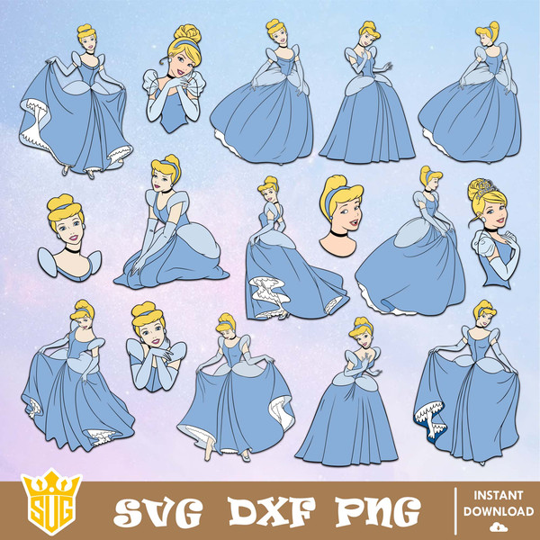 cinderella-princess-svg-disney-svg-cricut-cut-file-clipart-silhouette-printable-vector-graphics-digital-download.jpg