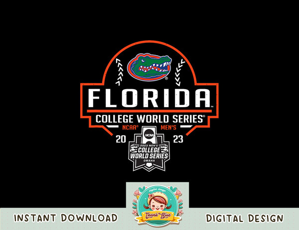 Florida Gators College World Series 2023 Baseball Royal png, sublimation copy.jpg