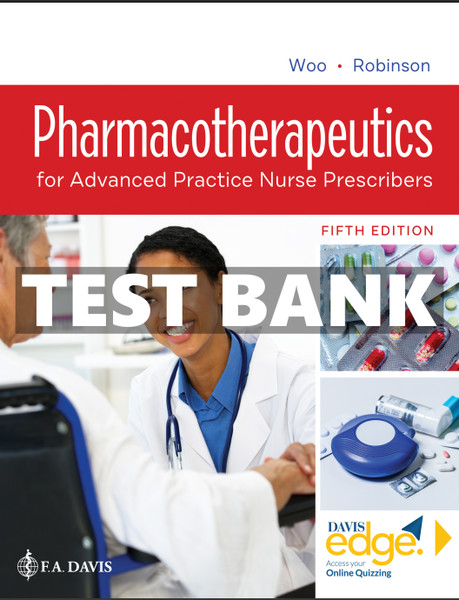 TEST BANK Pharmacotherapeutics for Advanced Practice Nurse Prescribers 5th.png