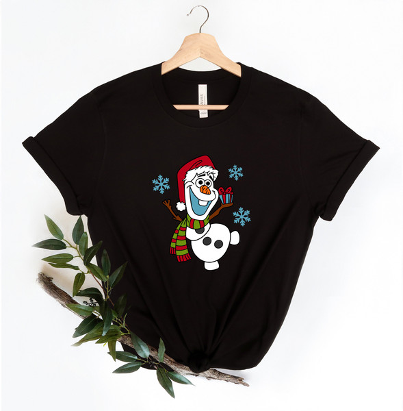 Olaf Christmas Shirt, Cute Olaf Snowman Shirt, Disney Frozen, Anna, Elsa, Olaf Inspired, Christmas Matching Shirt, Disney Christmas Tee - 6.jpg