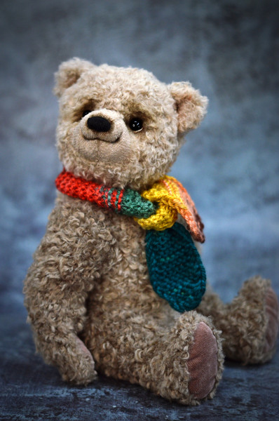 Collectible teddy bear handmade Bing 1928  (8).JPG