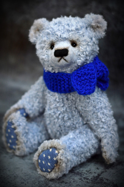 Collectible teddy bear handmade love (8).JPG