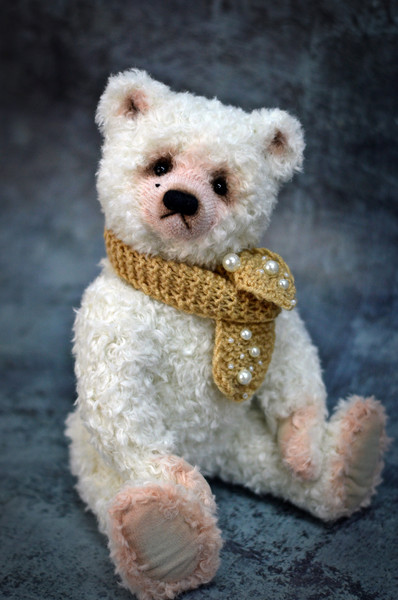 Collectible teddy bear handmade Bing 1928 (7).JPG