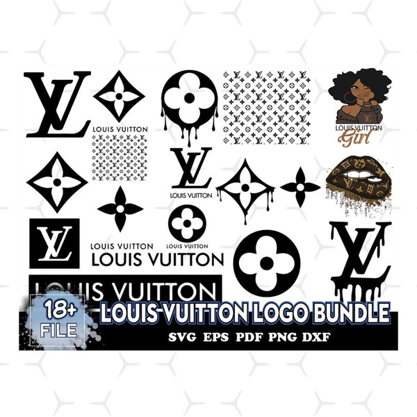 LV Louis Vuitton Sublimation Design SVG