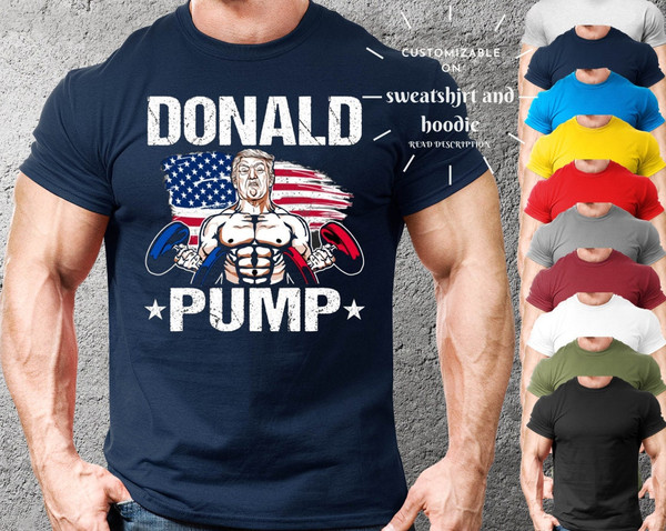Donald Pump Striving T Shirt Pump Cover For Gym Rats, Oversized Funny Weightlifting TShirt,Aesthetic Anime Gym Shirt Gift,Gym Muscle Tee - 3.jpg