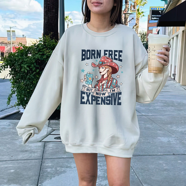 Born Free but Now I’m Expensive Graphic Tee, Fourth of July Tshirt, Memorial Day Tee, Patriotic USA Shirts, Cartoon Graphic Tee, 4th of July - 1.jpg