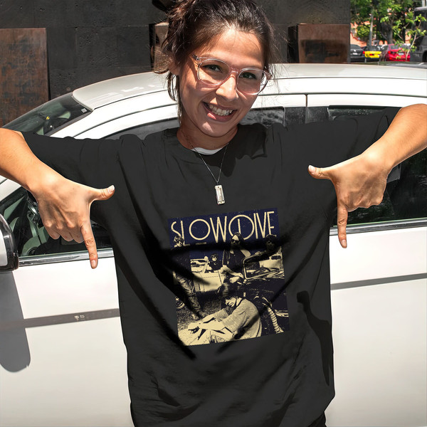 Slowdive Shirt, Slowdive band music shirt, Slowdive Souvlaki shirt, Retro shirt, Slowdive band Gift Tee for Men Women Unisex T-Shirt - 3.jpg