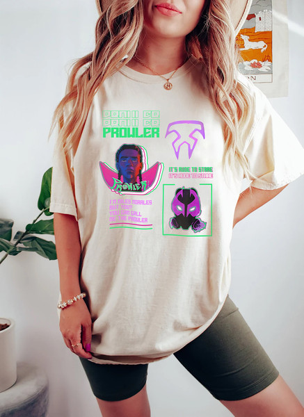 Comfort Colors® Earth 42 Miles Morales The Prowler Shirt, Spider-Man Across the Spider-Verse Shirt, Spider-Man 2023 Shirt, Mar-vel Fan Gifts - 2.jpg