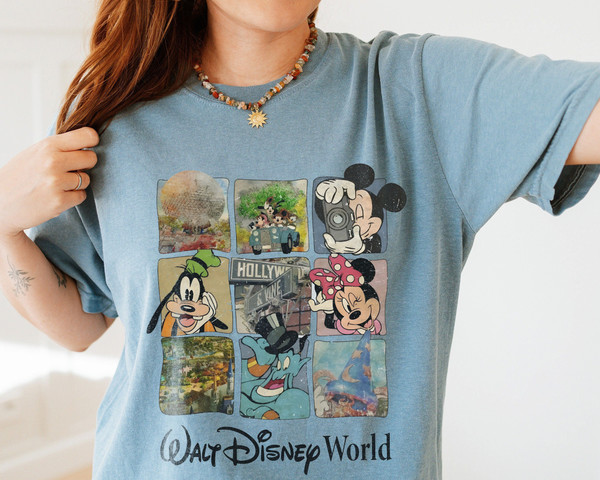 Vintage Walt Disney World Shirt, Retro Disneyland Shirt, Dis - Inspire  Uplift
