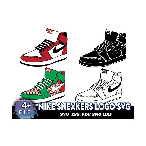 Nike Sneakers Logo Svg, Sneaker Svg, Nike Logo Svg, Jordan S - Inspire ...
