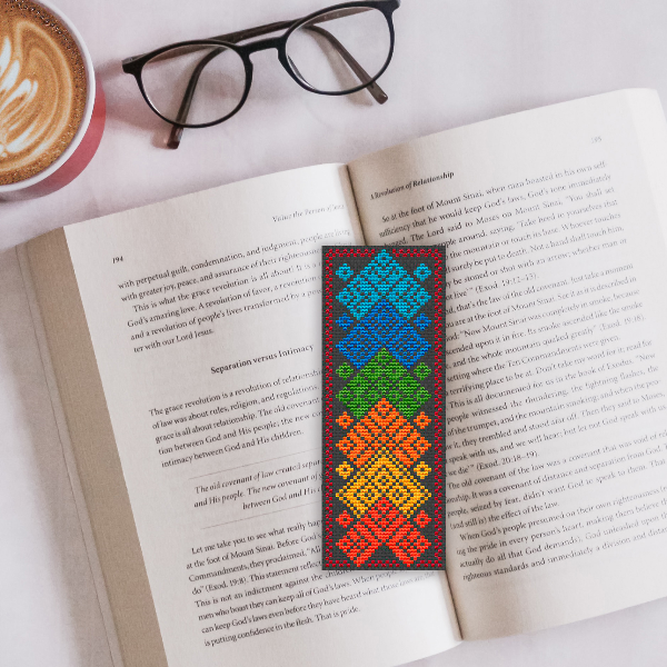 embroidery bookmark pattern ornamental