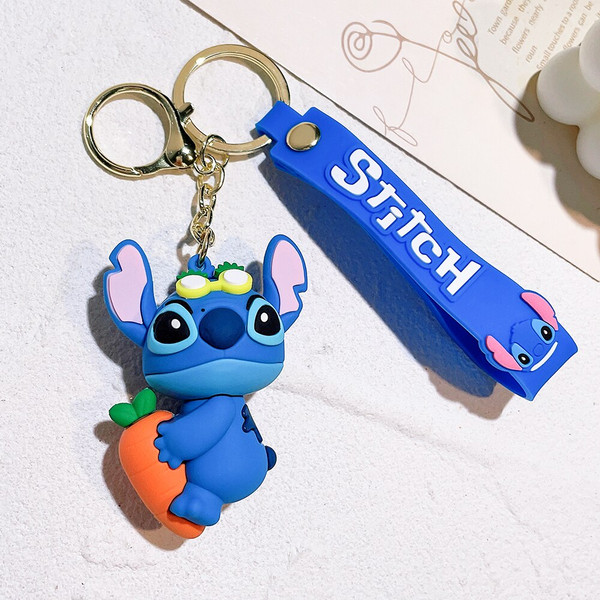 Stitch Keychains Lilo Stitches Car Key Handbag Accessories Disney