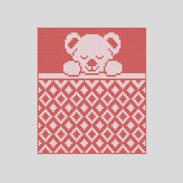 loop-yarn-finger-knitted-sleeping-bear-blanket-4