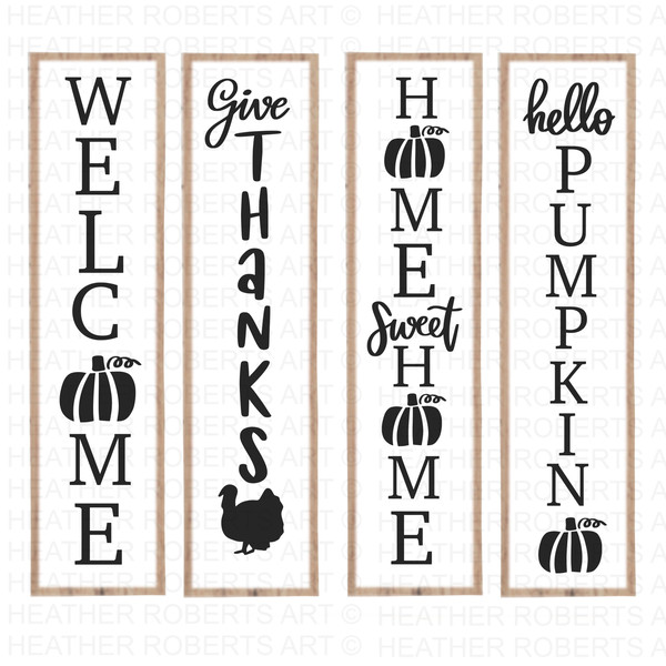 Fall Porch Sign SVG Bundle, Halloween Porch Sign, Autumn Por - Inspire  Uplift