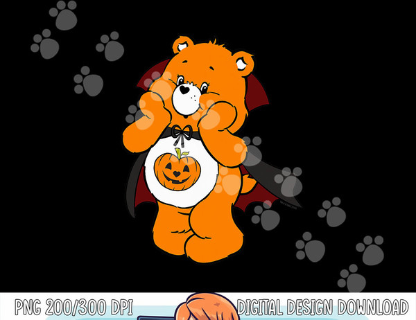 Care Bears Trick-Or-Sweet Bear Vampire Halloween Costume png,sublimation copy.jpg