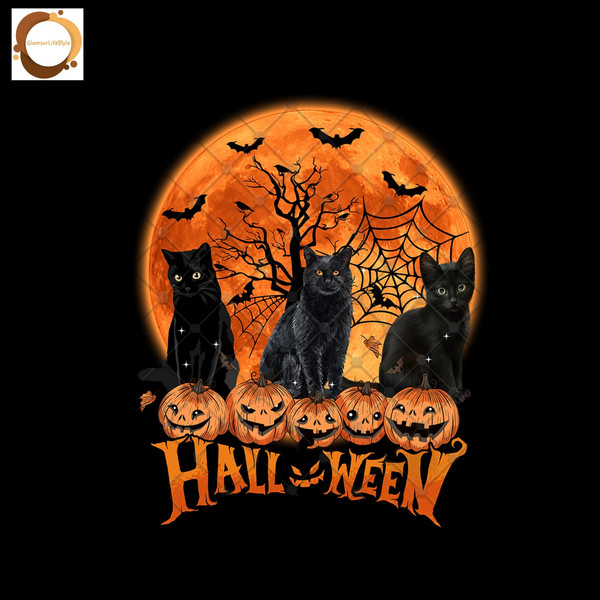Funny Black Cat Pumpkin Halloween Costume Digital Png Halloween Party Costume Black Cat png - 2.jpg