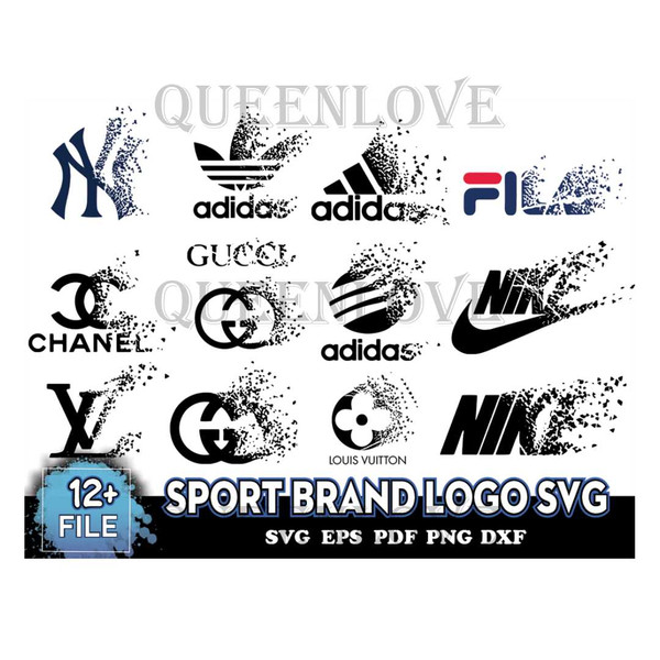 Logo Brand Bundle Brand logo svg, Fashion brand svg, fashion svg
