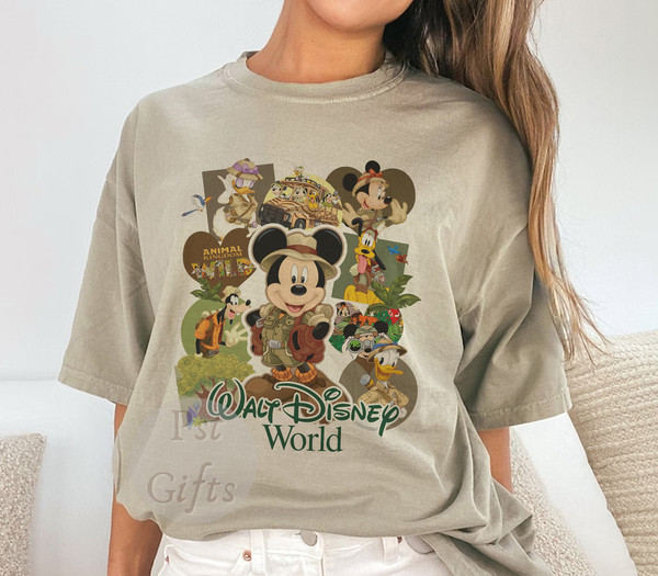 Retro Disney Animal Kingdom Mickey and Friends Comfort Colors, Disney Wild Shirt, Vintage Safari Mode Shirt, Hakuna Matata, Mickey Safari - 2.jpg