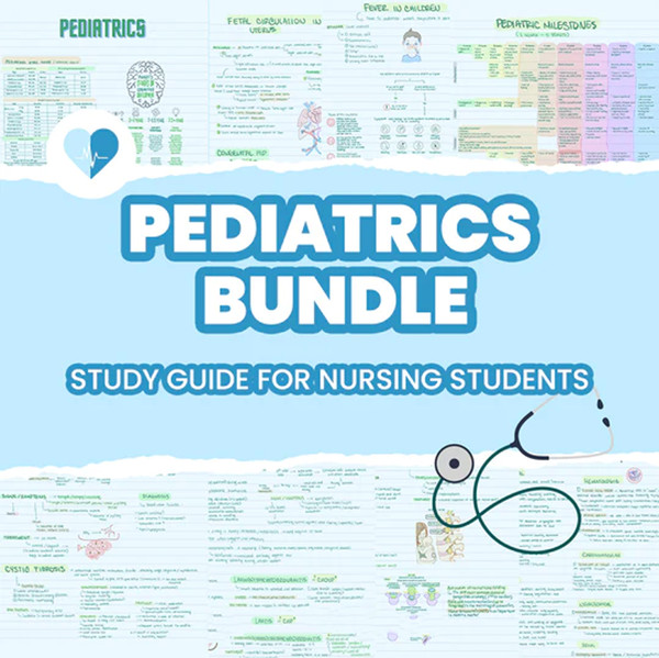 Pediatrics Notes Bundle - Study Guide for Nursing Students.png