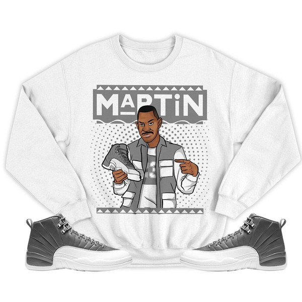 Martin Unisex Sneaker Shirt Match Retro Stealth 12s Tee, Jordan 12 Retro Stealth T-Shirt, Hoodie, Sweatshirt - 5.jpg