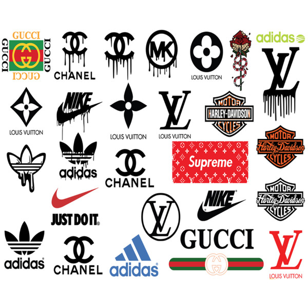 Brand Logo Svg, Lv Svg, Louis Vuitton Svg, Gucci Svg, Chanel Svg, Adidas  Svg, Nike Svg, Fila Svg, Lv Fade Svg, Gucci Fad