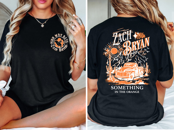 Zach Bryan Something in The Orange Sweatshirt, Zach Bryan T-Shirt, Zach Bryan Hoodie, Country Music Art Shirt, Gift For Him, Gift For Her - 4.jpg