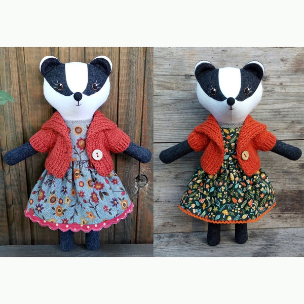 Badger stuffed dolls.jpg