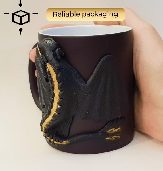Toothless Dragon Mug How to Train Your Dragon, Color changing mug Night Fury gifs (4).png