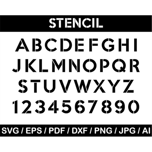 Stencil Font Army Font Military Font Military Stencil Font Army Stencil  Font Stencil Letters Font Military Letters Font Stencil Font Cricut 